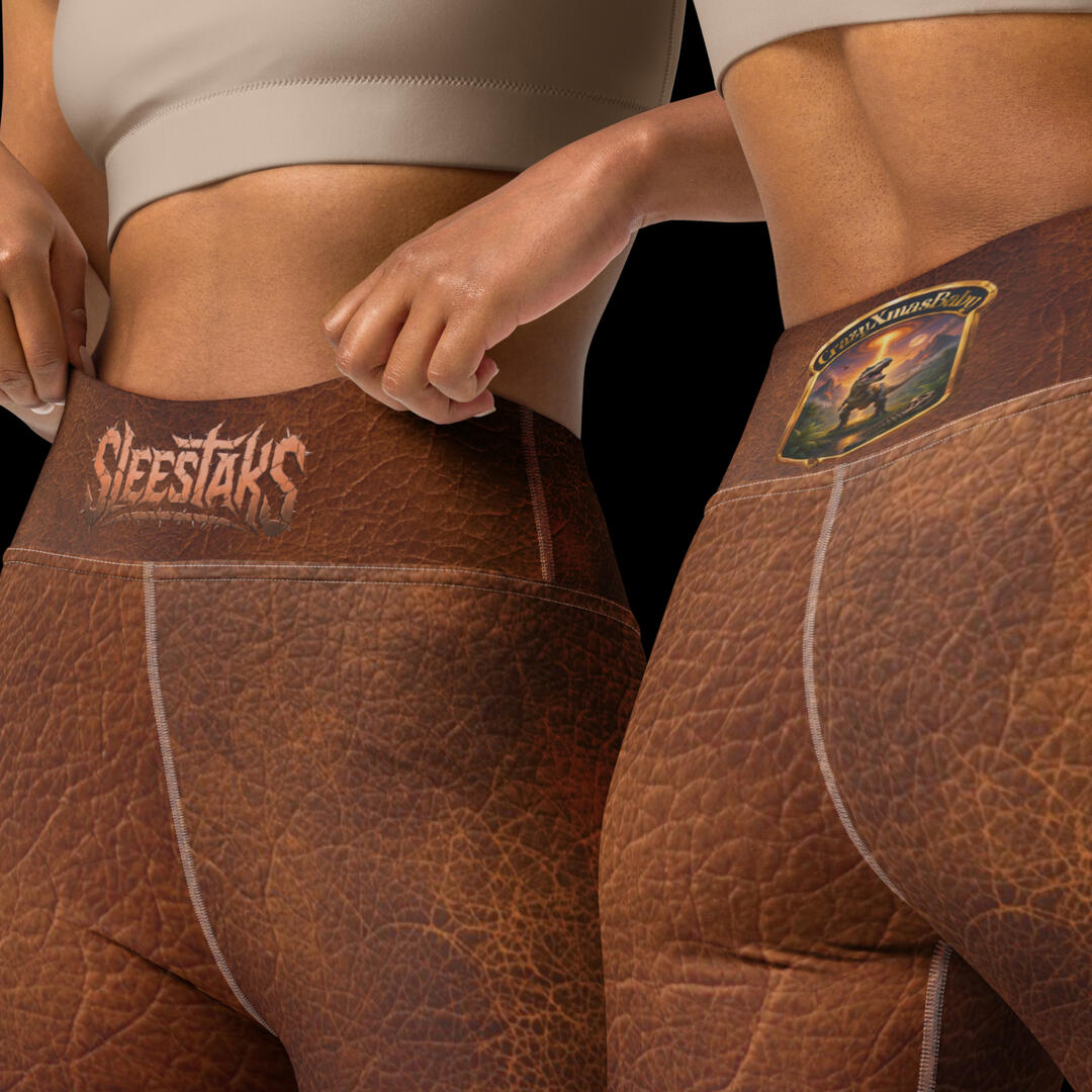 Prehistoric Sleestaks Yoga Leggings