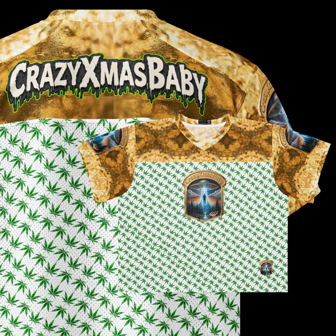 Gold Logo Boxy football jersey