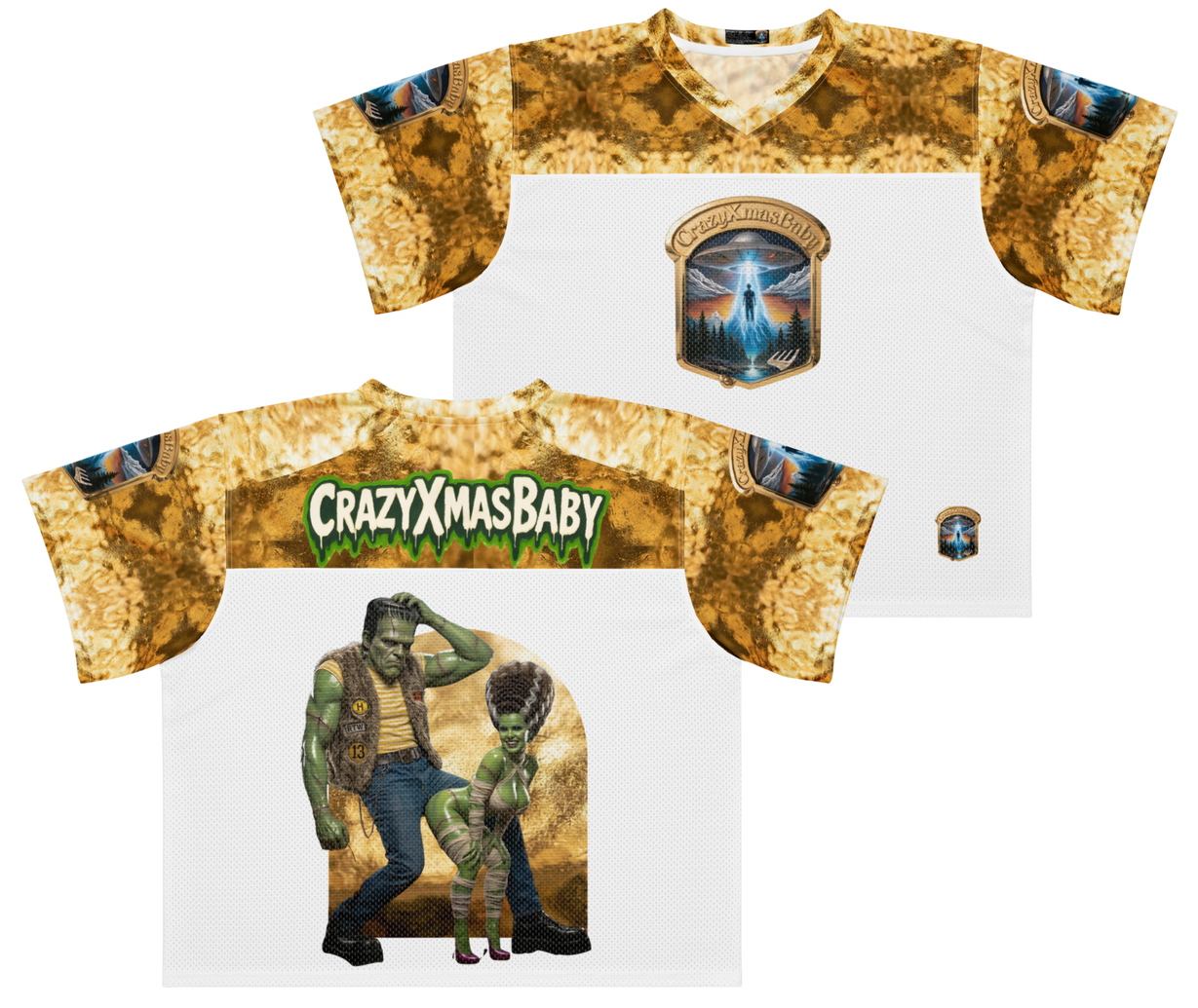 Gold Logo Boxy football jersey Gold Logo Boxy football jersey