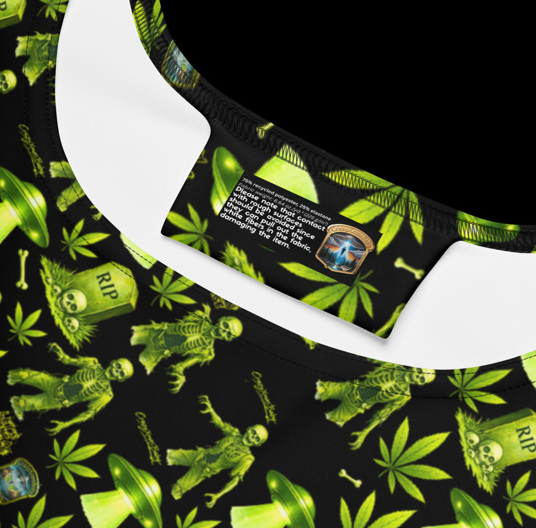 Green Zombie Skater Dress