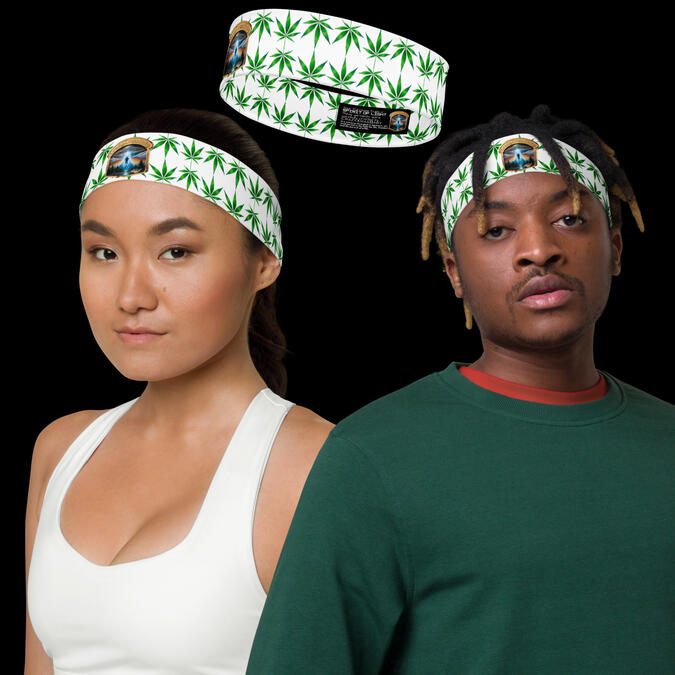 Gold Logo Headband