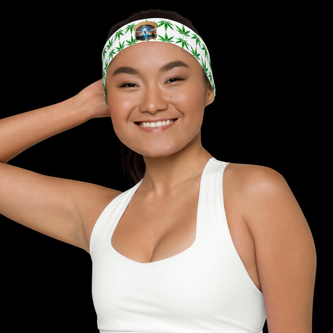 Gold Logo Headband