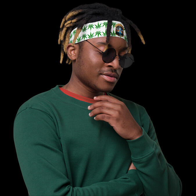 Gold Logo Headband