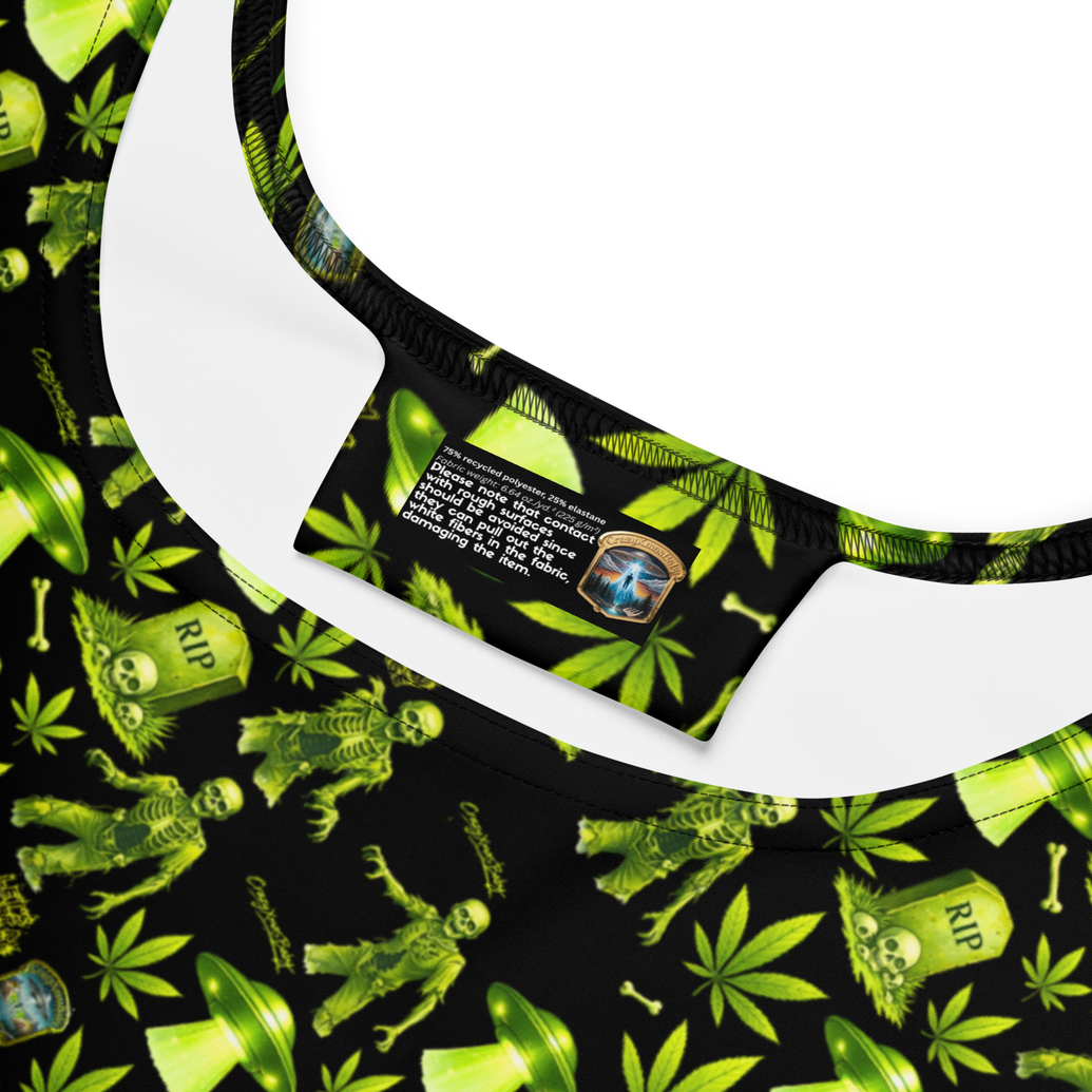 Green Zombie Skater Dress