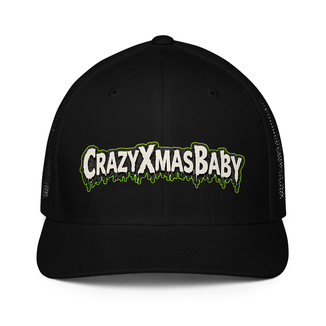 Black Closed-Back Trucker Cap Collection | Flexfit 6511