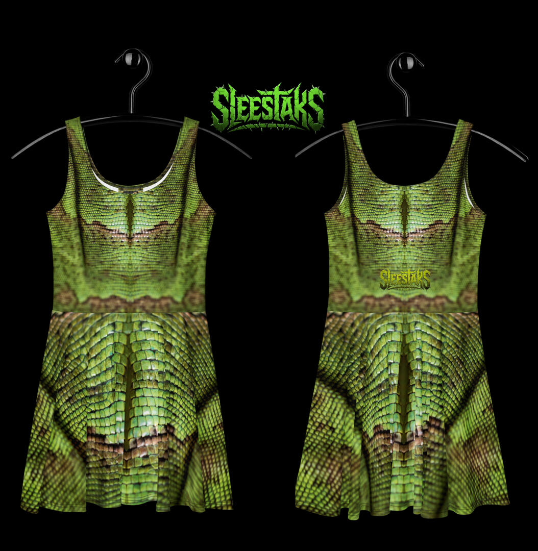Python Sleestaks Skater Dress