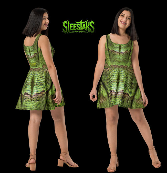 Python Sleestaks Skater Dress Python Sleestaks Skater Dress