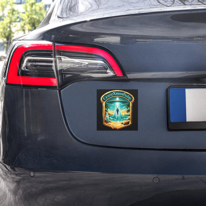Beach Glow Car Magnets Beach Glow Car Magnets