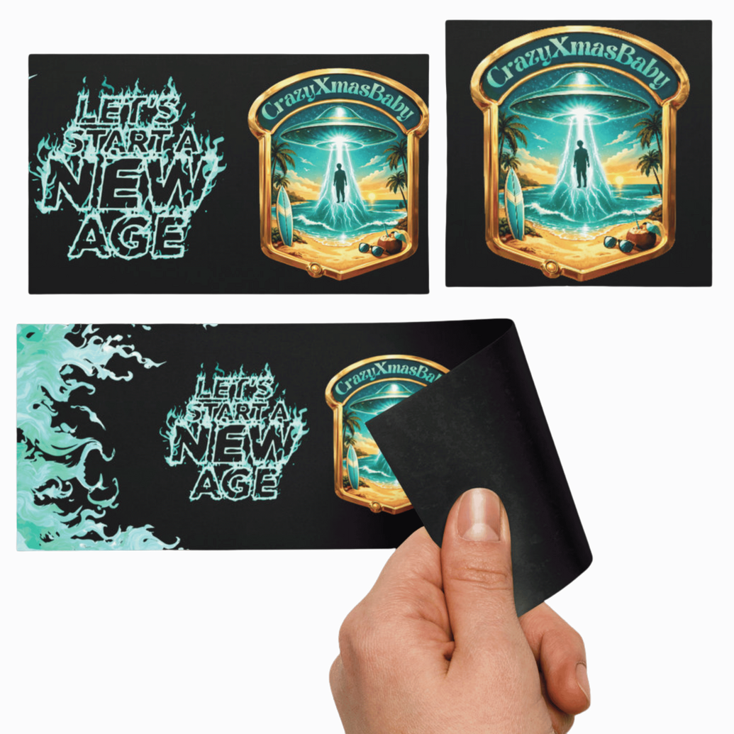 Beach Glow Car Magnets