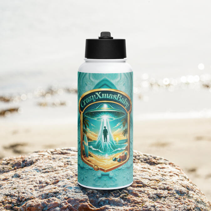 Beach Glow Stainless Steel Water Bottle Beach Glow Stainless Steel Water Bottle