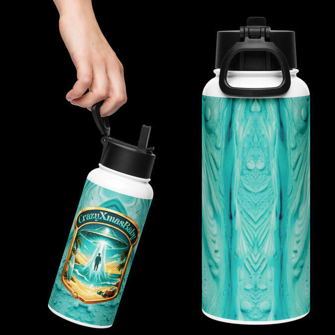 Beach Glow Stainless Steel Water Bottle Beach Glow Stainless Steel Water Bottle