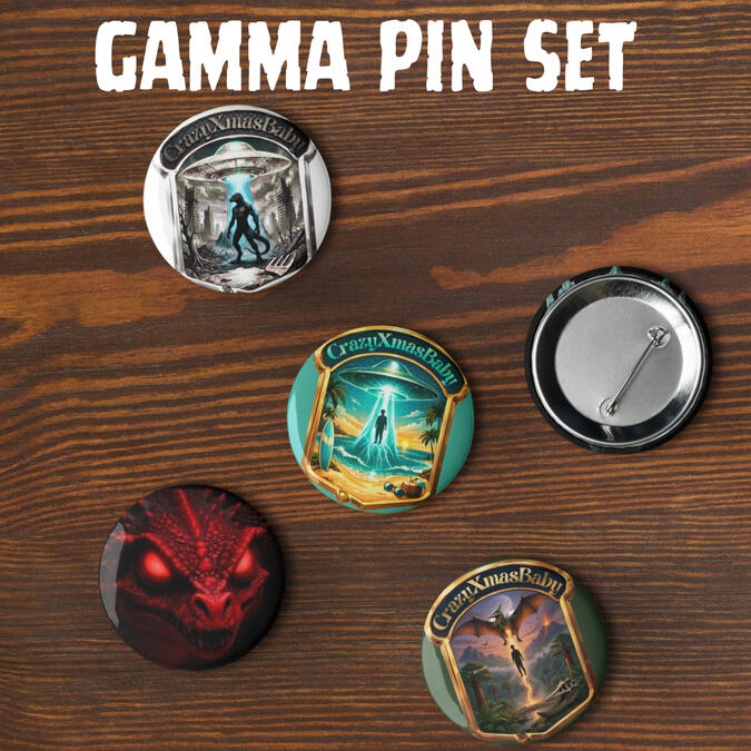 Sets of 5 pin buttons Sets of 5 pin buttons