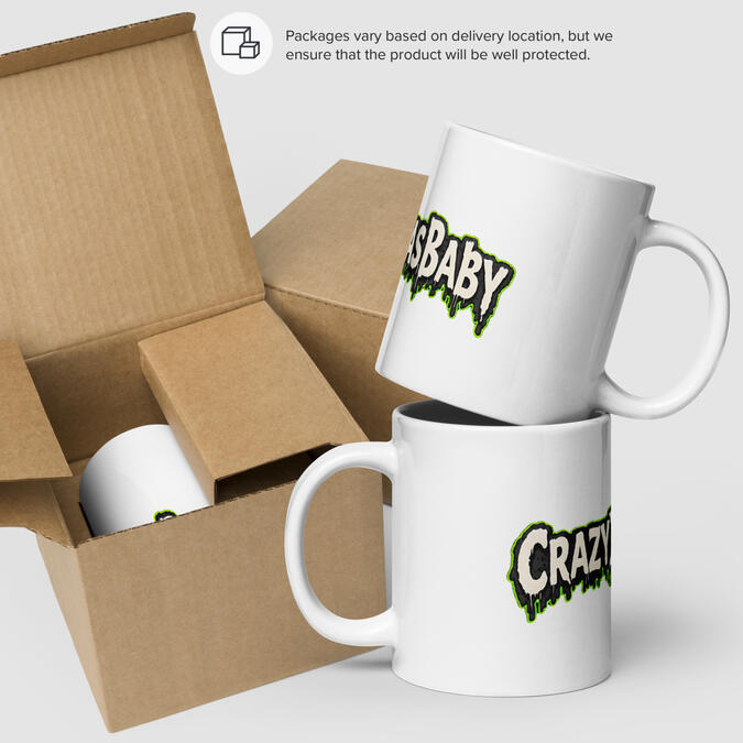 Black Font Mug Black Font Mug