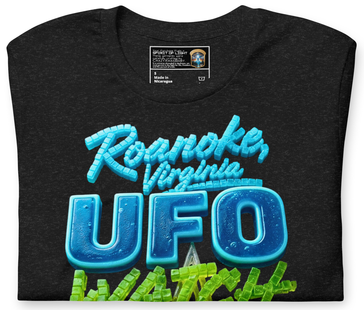 Roanoke Virginia UFO WATCH T-Shirt