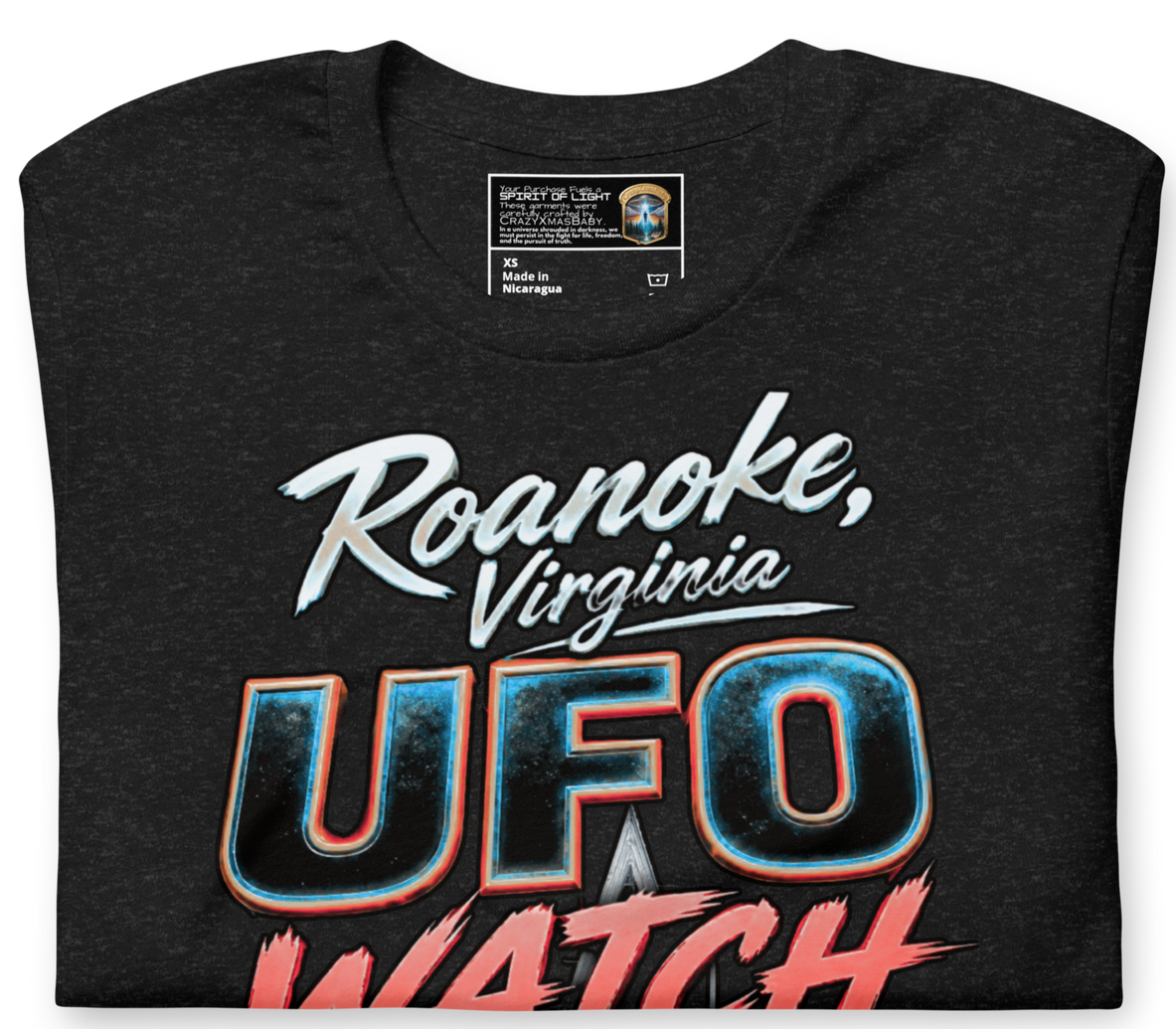 Roanoke Virginia UFO WATCH T-Shirt