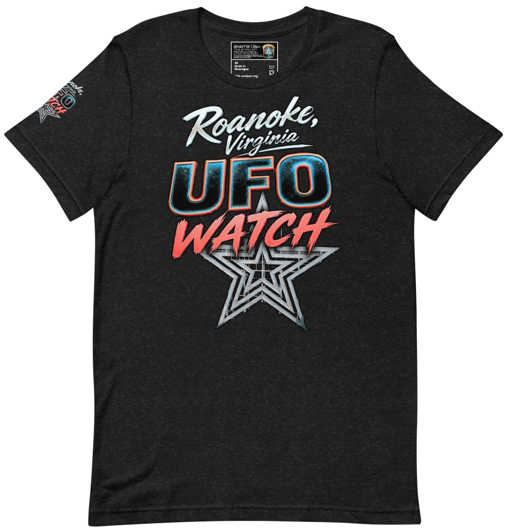 Roanoke Virginia UFO WATCH T-Shirt